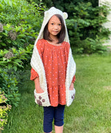 Paw Prints Hooded Scarf Kit