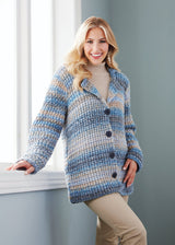 Veste à rayures douces