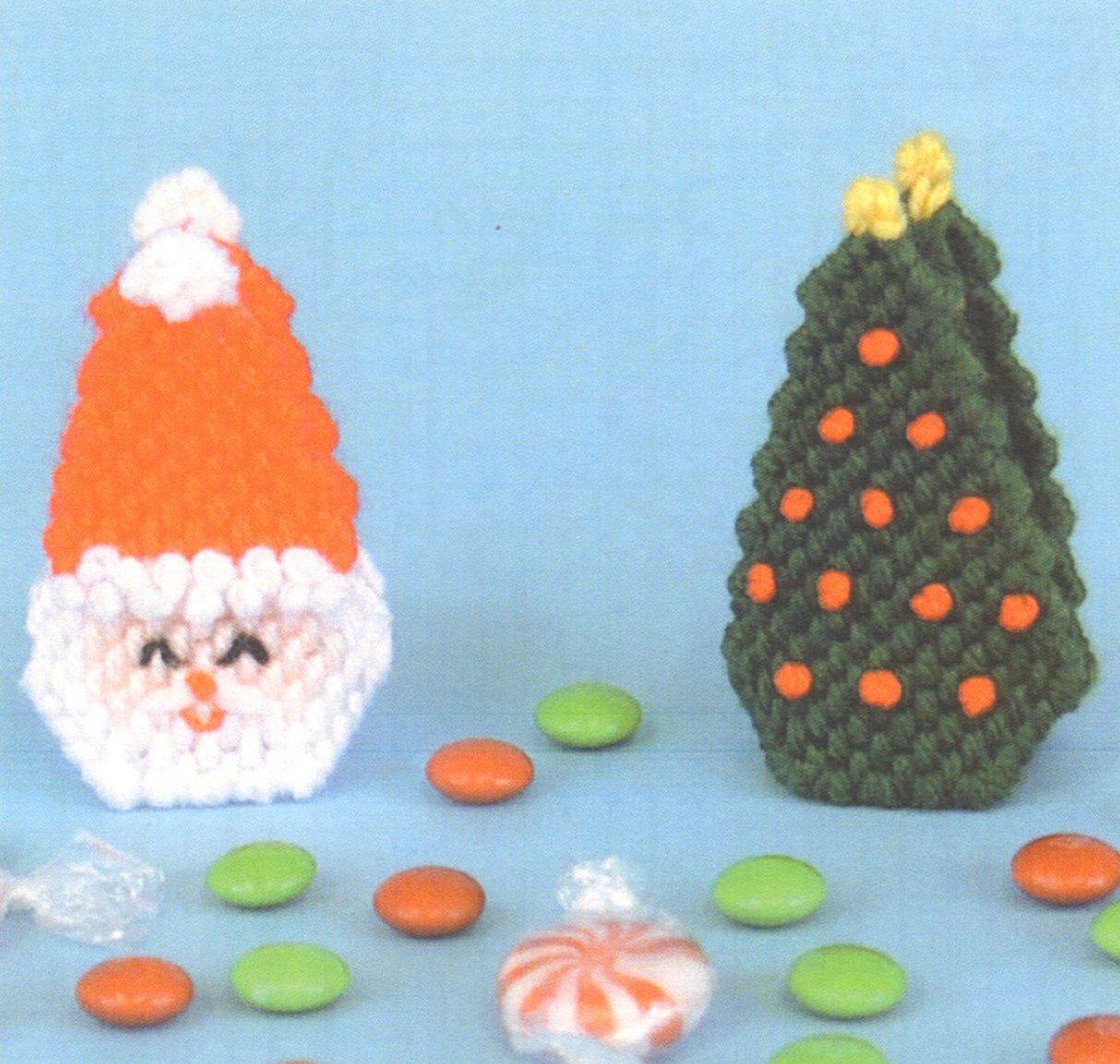 Porte-bonbons Père Noël et arbre