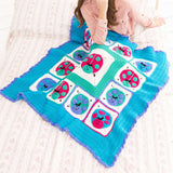 Free Lucky Ladybug Crochet Throw Pattern