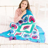 Free Lucky Ladybug Crochet Throw Pattern