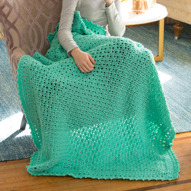 Free Comforts of Home Crochet Throw Pattern