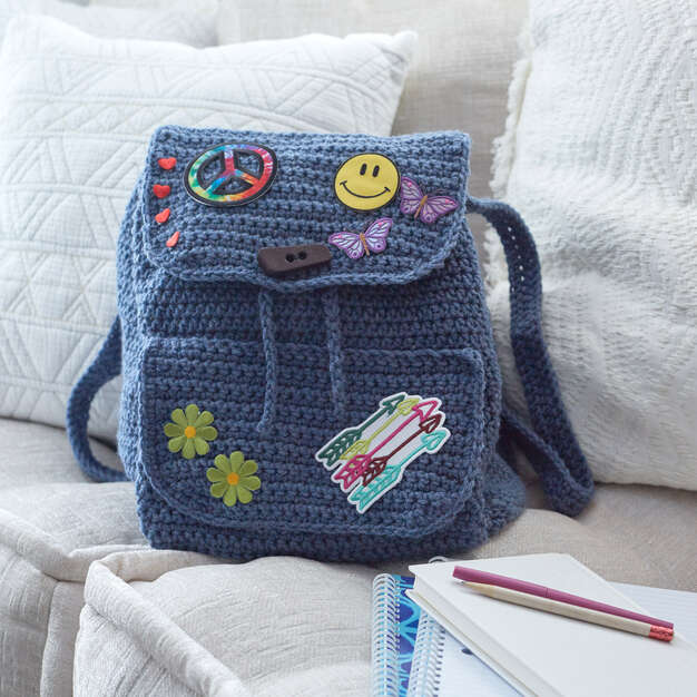 Free Crochet Patch Backpack Pattern