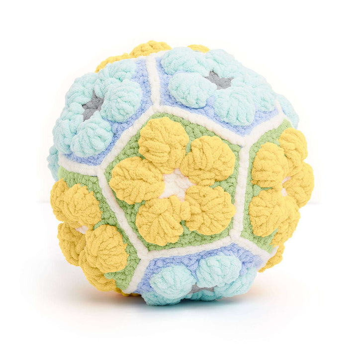 Free Floral Fun Crochet Motif Ball Toy Pattern