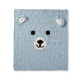 Free Bear-y Cozy Knit Baby Blanket Pattern