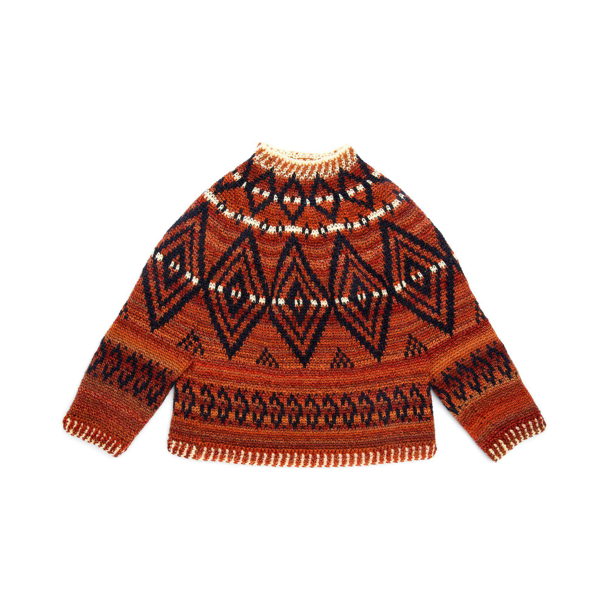 Free Alcona Colourwork Crochet Sweater Pattern – Mary Maxim Ltd
