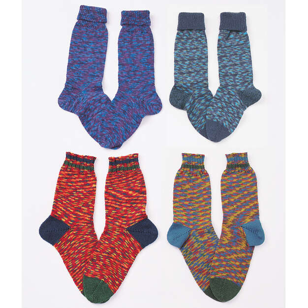 Free Darted Heel Basic Knit Sock Pattern