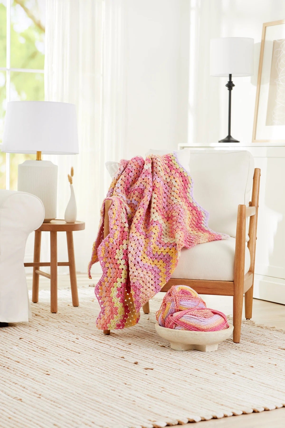 Free Granny Chevron Throw Pattern
