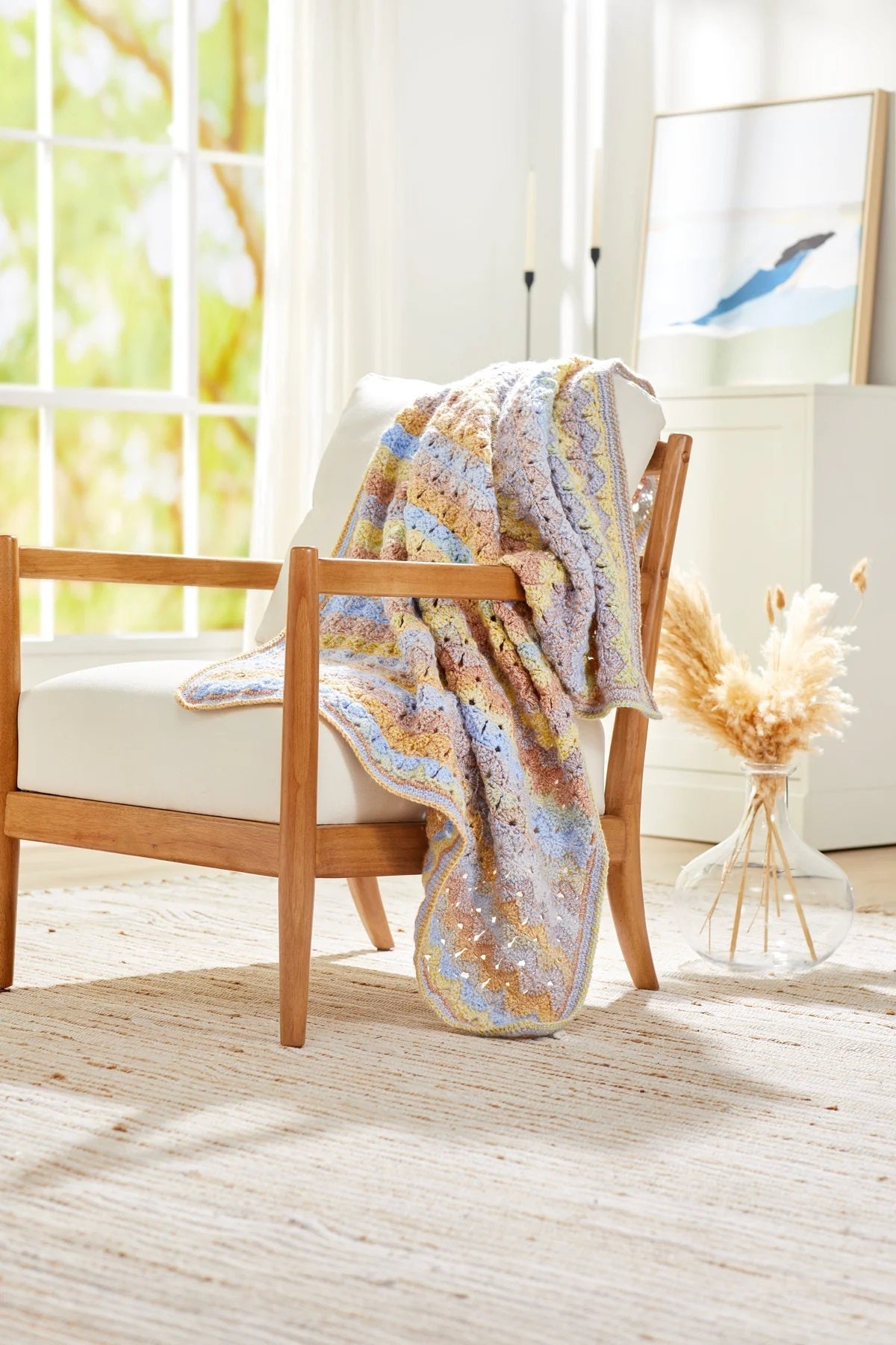 Free Boxed Shells Throw Pattern