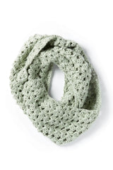 Free Crochet Open Fan Stitch Cowl Pattern
