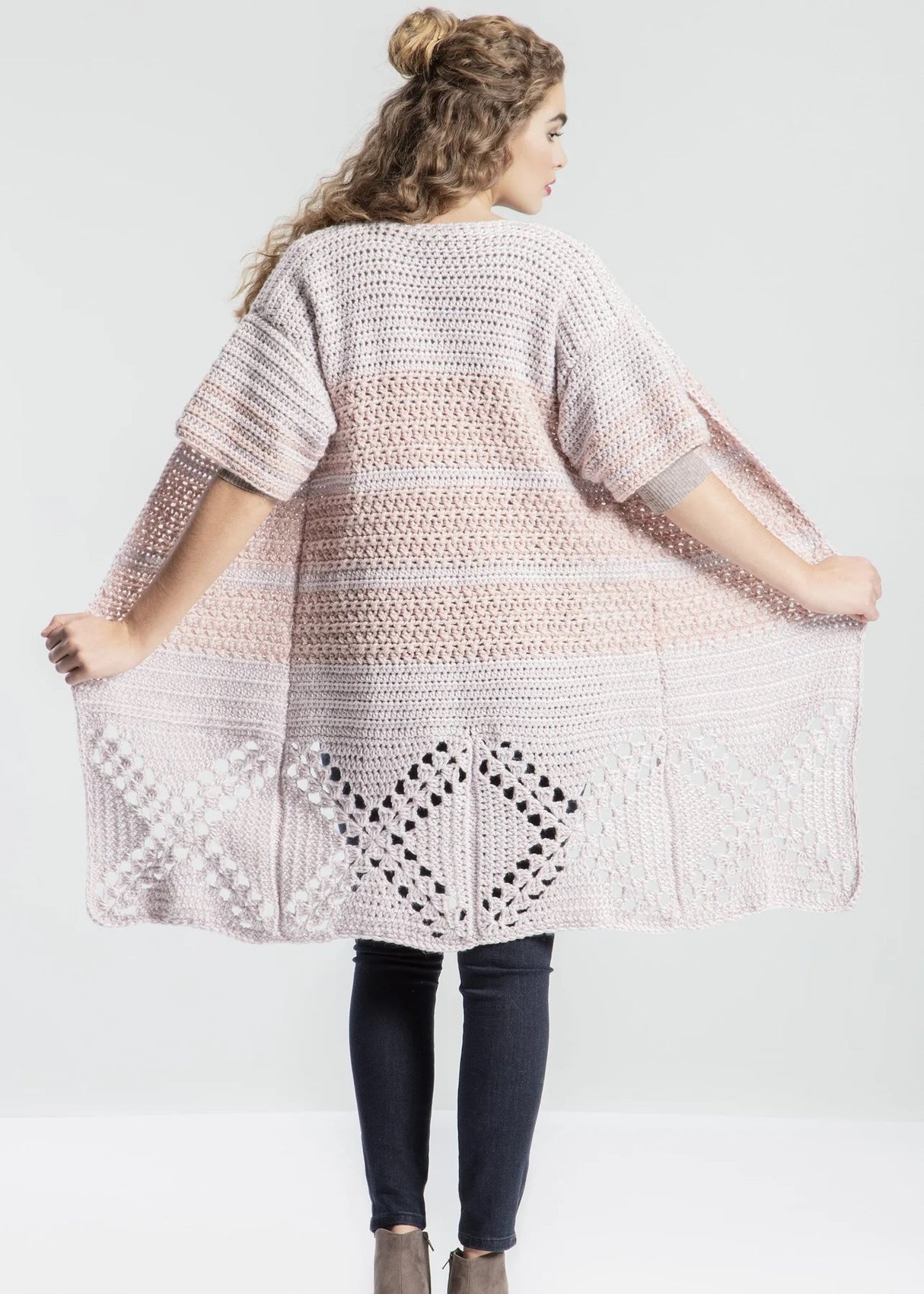 Free On The Square Crochet Cardigan Pattern