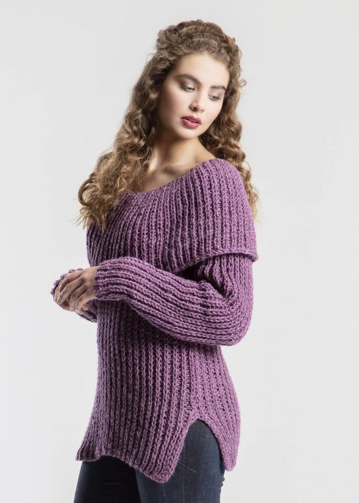 Free Andromeda Cowl Neck Sweater Pattern
