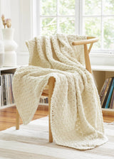 Free Cream Puff Throw Pattern
