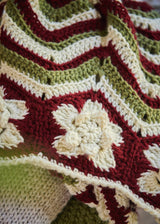 Free Festive Flowers Tree Skirt Pattern