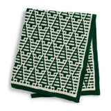 Evergreen Mosaic Crochet Blanket