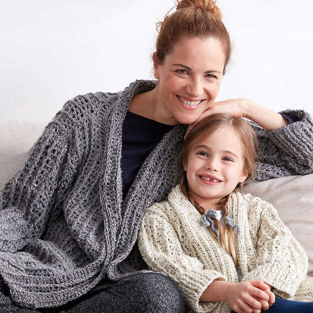 Modèle de cardigan au crochet gratuit Chill Time