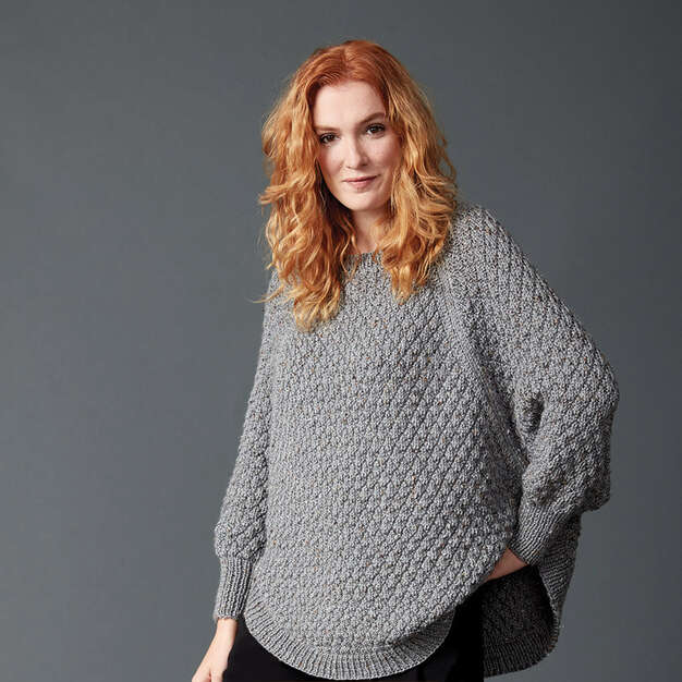 Free Great Curves Knit Poncho Pattern