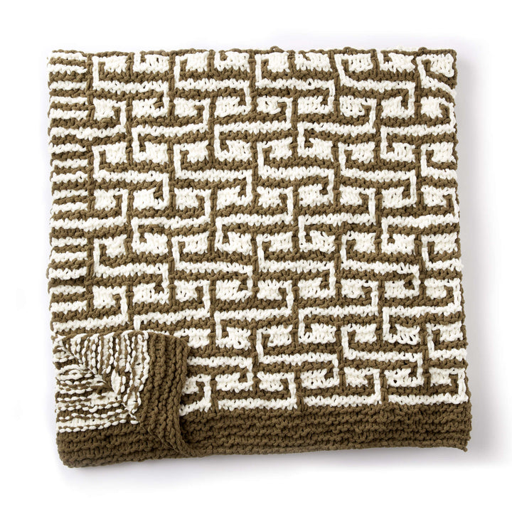 Free Let It Slip Knit Blanket Pattern