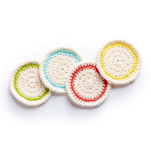 Free Round About Crochet Coasters Pattern