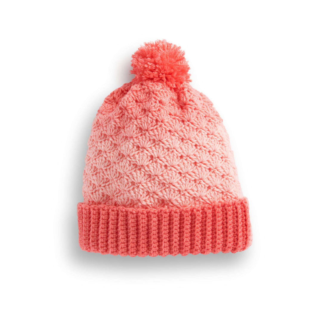 Free Crochet Shell Stitch Basic Hat Pattern