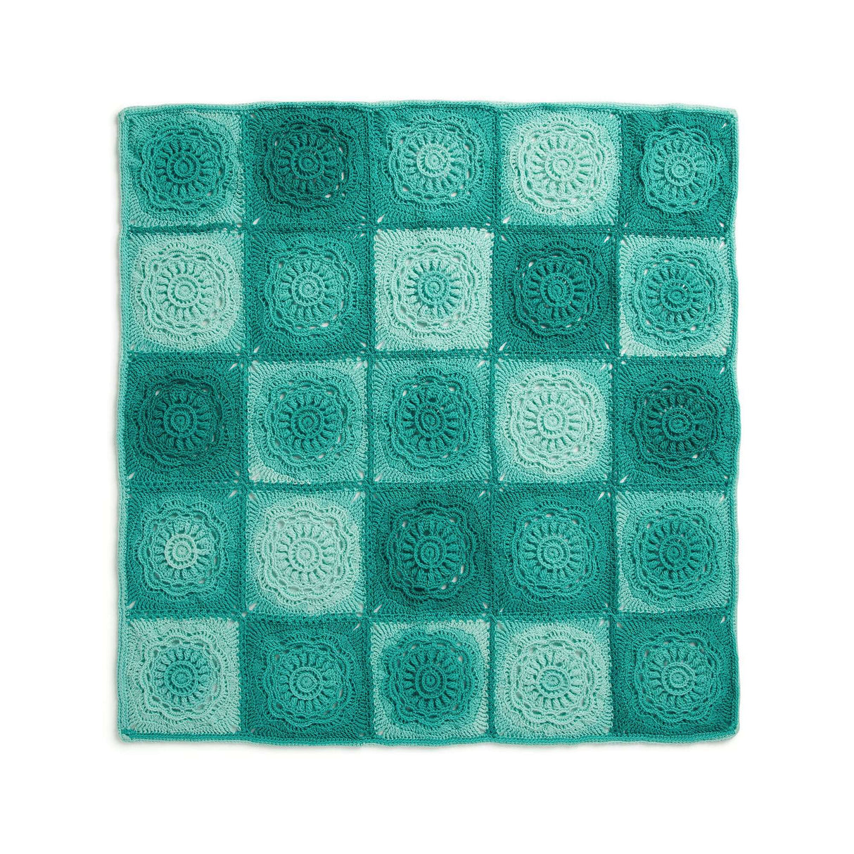 Modèle de couverture au crochet de beauté florale gratuit