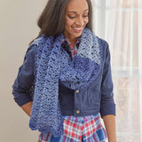 Free Comfortable Colour Crochet Shawl Pattern