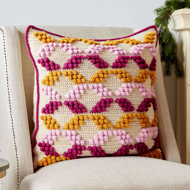 Free Geo Pop Crochet Pillow Pattern