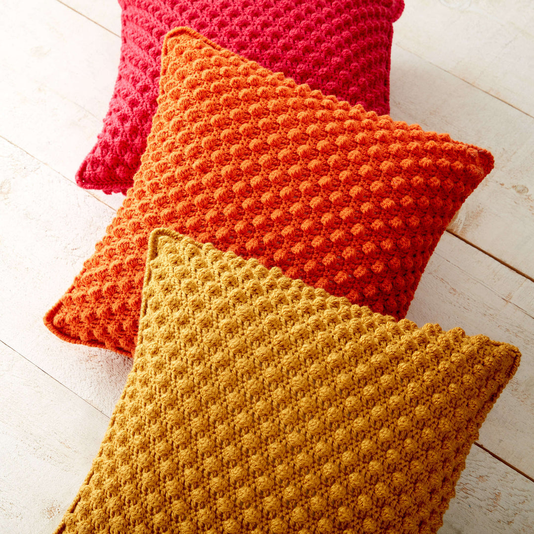 Free Bobble-licious Crochet Pillow Pattern