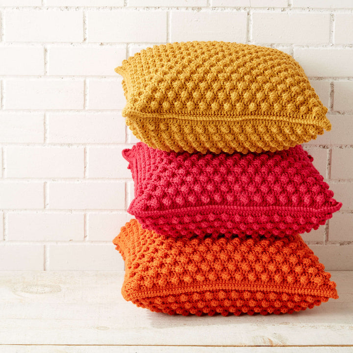 Free Bobble-licious Crochet Pillow Pattern