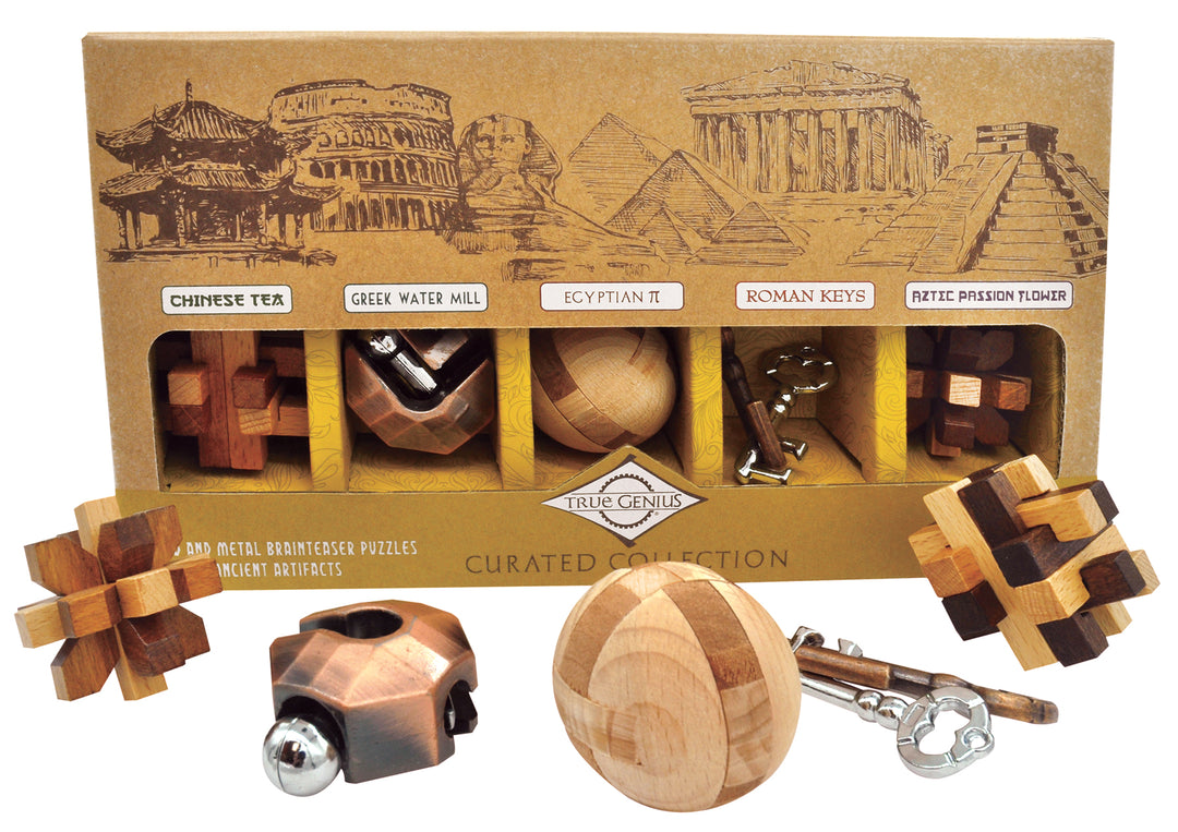 Curated Wood Puzzle Collection