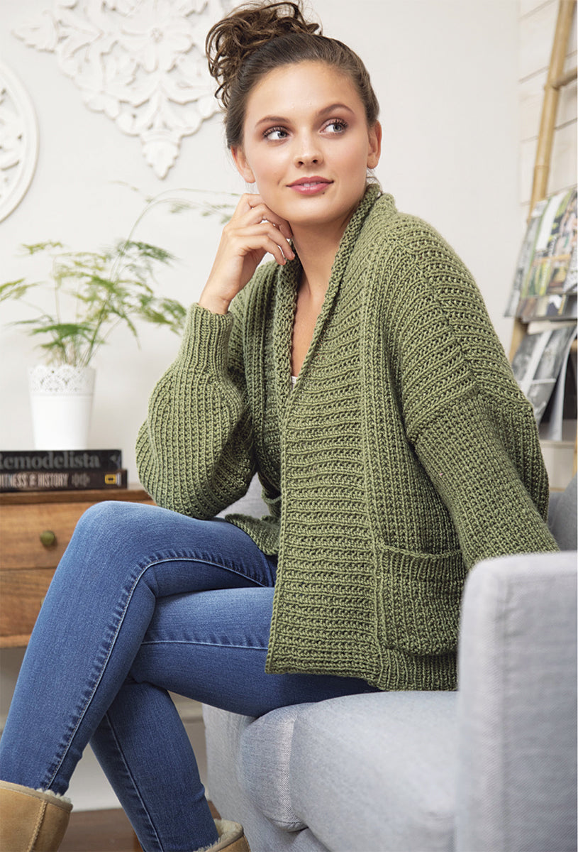 Olivia Cardigan – Mary Maxim Ltd