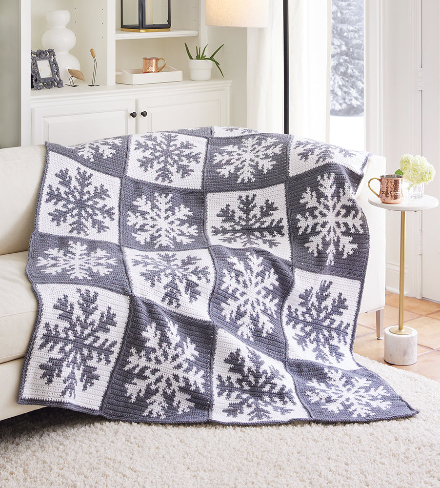 Blizzard Blanket Crochet Kit | Mary Maxim Ltd.