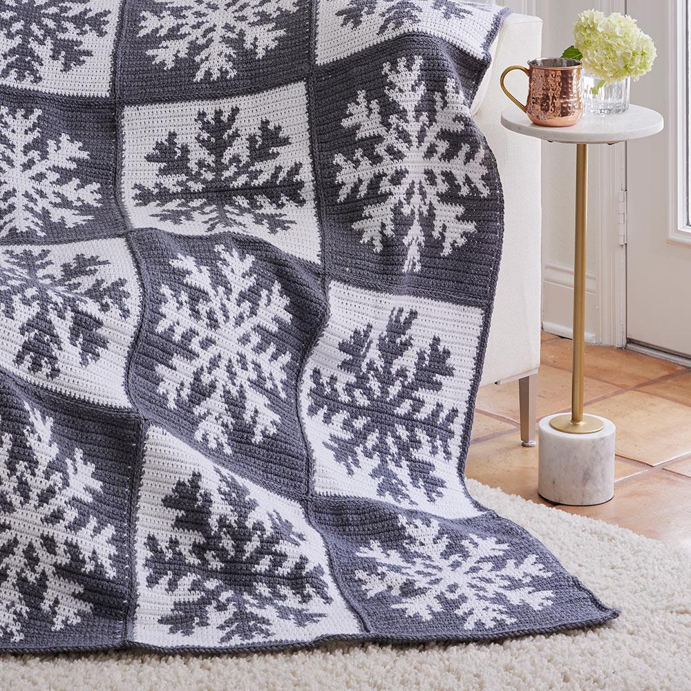 Blizzard Blanket Crochet Kit | Mary Maxim Ltd.