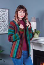 Crocheted Prism Cardigan