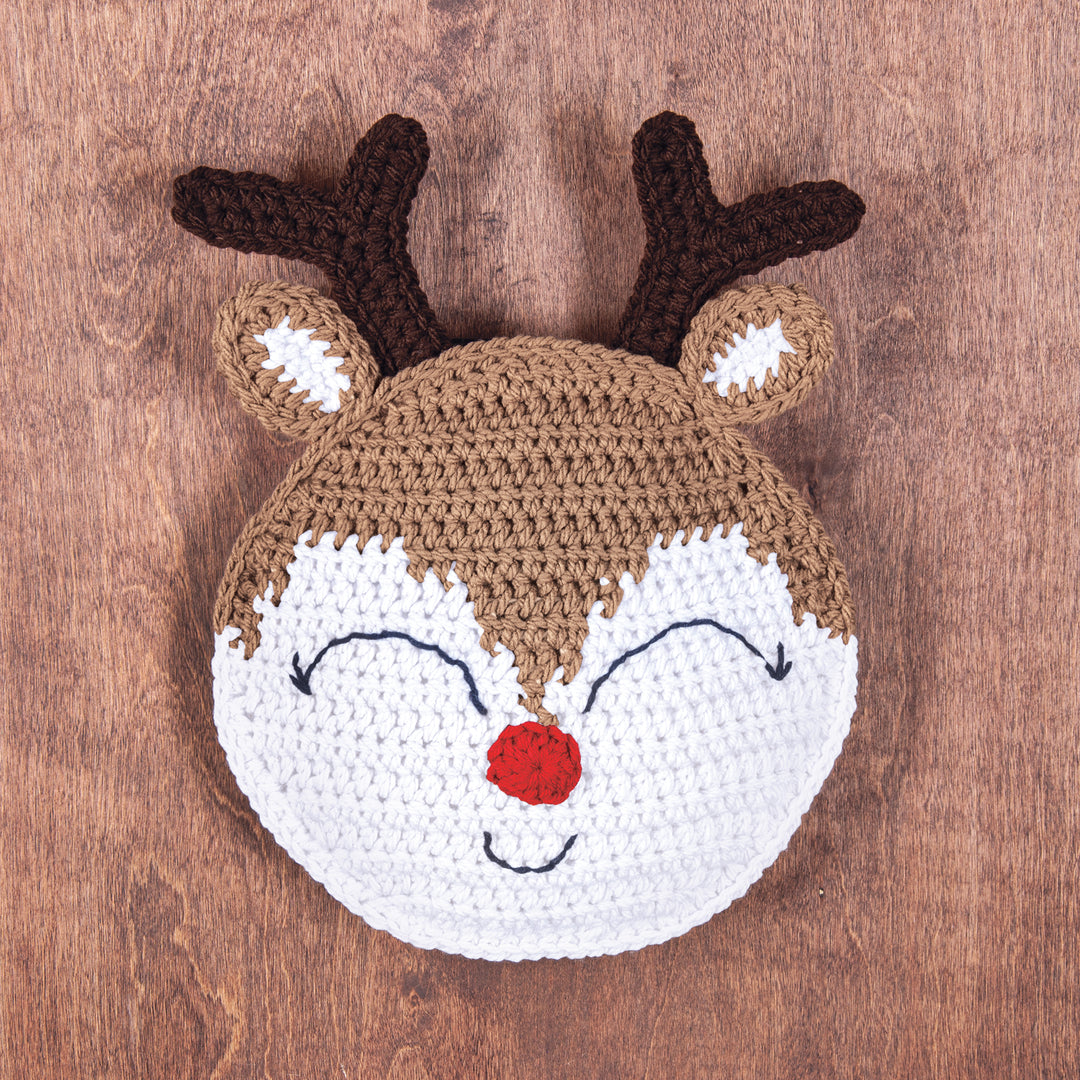 Rudolph Door Hanging Crochet Kit