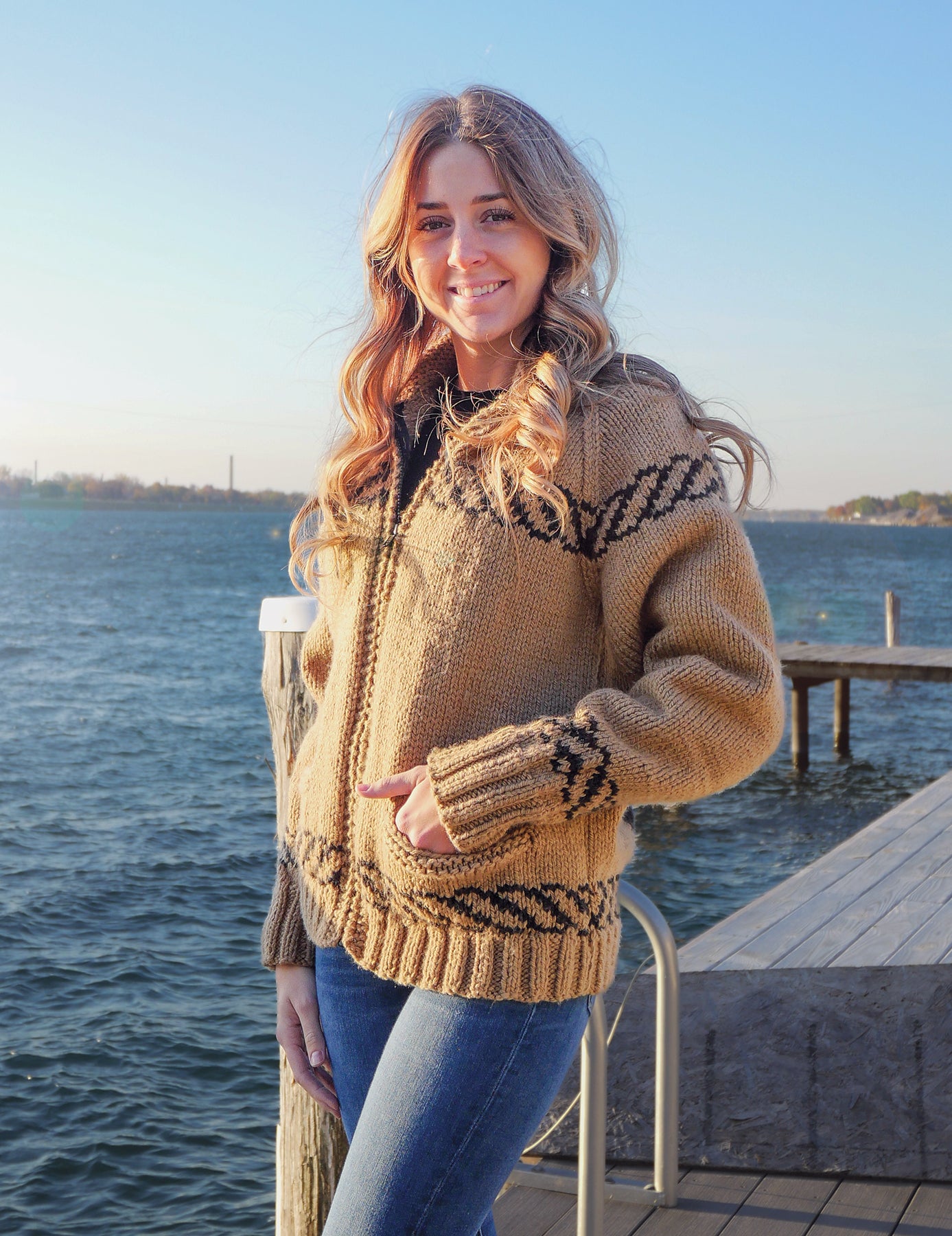 Sailboat Jacket – Mary Maxim Ltd