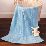 Couverture bleue petit garçon