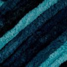 Couverture au crochet à chevrons