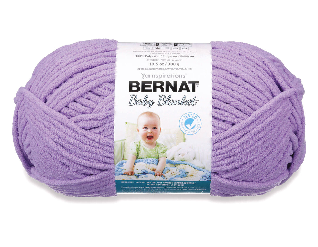 Bernat Baby Blanket Yarn - Big Ball (10.5 oz) - 3 Pack (Seafoam Print)