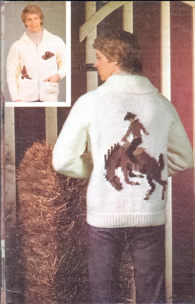 Retro Rodeo Cardigan Rodeo Ladies' and Youth Cardigan Pattern – Mary Maxim Ltd