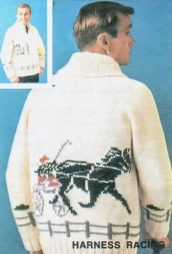 Harness Racing Cardigan Pattern – Mary Maxim Ltd