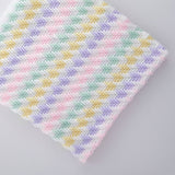 Rainbow Drop Stitch Blanket