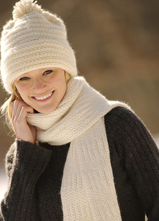 Free Classic Merino Hat and Scarf Pattern