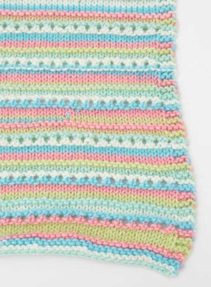 Free Self Striping Baby Blanket Pattern