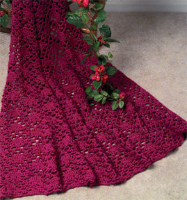Free Lace Enchantment Afghan Crochet Pattern