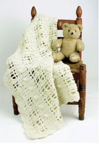 Free Aran Baby Blanket Crochet Pattern