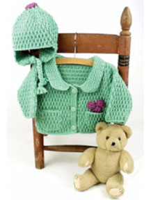 Free Baby Jacket & Hat Crochet Pattern