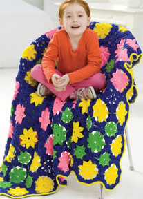 Free Bright Throw Crochet Pattern