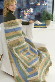 Free Folk Quilt Throw Crochet Pattern