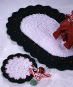 Free Country Christmas Placemat Crochet Pattern